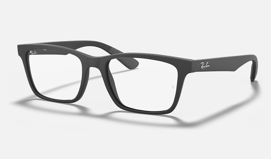 Ray-Ban RX7025 — Black — quarter view