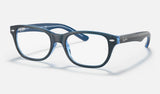 Ray-Ban Junior RY1555 — Blue — quarter view