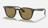 Ray-Ban RB4258F — Light Havana / B-15 Brown — quarter view