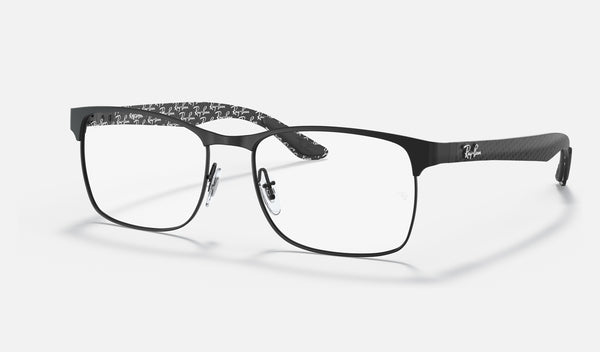 Ray-Ban RX8416 — Black — quarter view