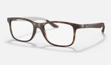 Ray-Ban RX8903 — Havana — quarter view