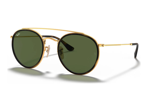 Ray-Ban RB3647N — Arista Gold / G-15 Green — quarter view