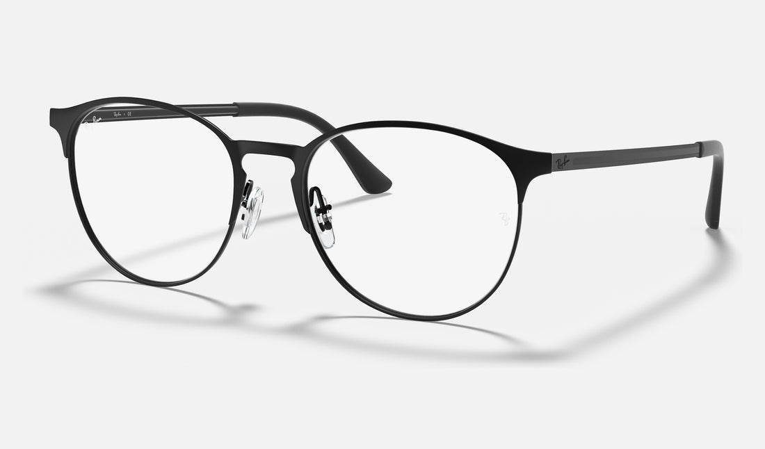 Ray-Ban RX6375 — Black — quarter view