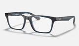 Ray-Ban RX7025 — Blue — quarter view