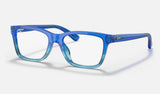 Ray-Ban Junior RY1536 — Blue Gradient — quarter view