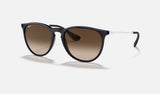 Ray-Ban Erika RB4171 — Blue / Brown Gradient — quarter view
