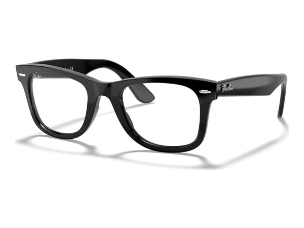 Ray-Ban Wayfarer Ease RX4340V — Black — quarter view