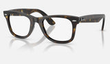 Ray-Ban Wayfarer Ease RX4340V — Havana — quarter view