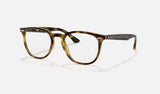Ray-Ban RX7159 — Havana — quarter view