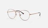 Ray-Ban David RX3582V — Copper — quarter view