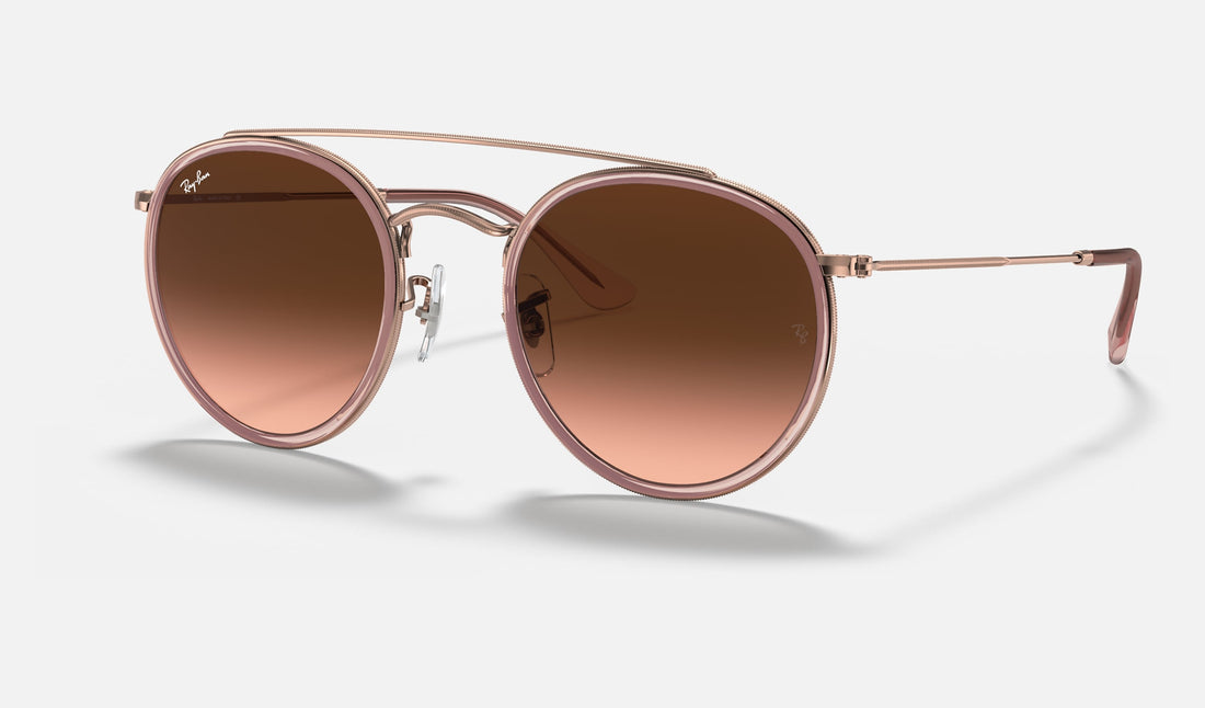 Ray-Ban RB3647N — Copper / Brown Gradient — quarter view