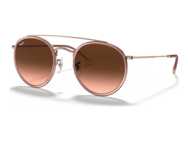 Ray-Ban RB3647N — Copper / Brown Gradient — quarter view