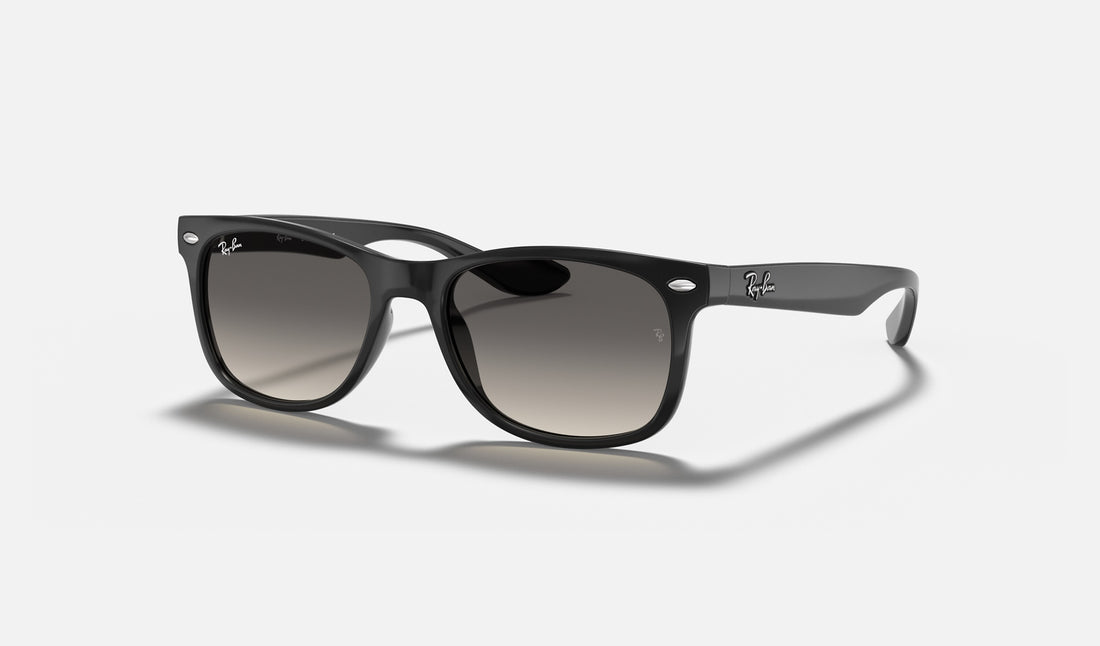 Ray-Ban Junior Junior New Wayfarer RJ9052S — Black — quarter view