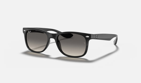 Ray-Ban Junior Junior New Wayfarer RJ9052S — Black — quarter view