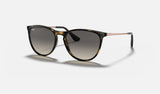 Ray-Ban Junior Junior Erika RJ9060S — Havana — quarter view