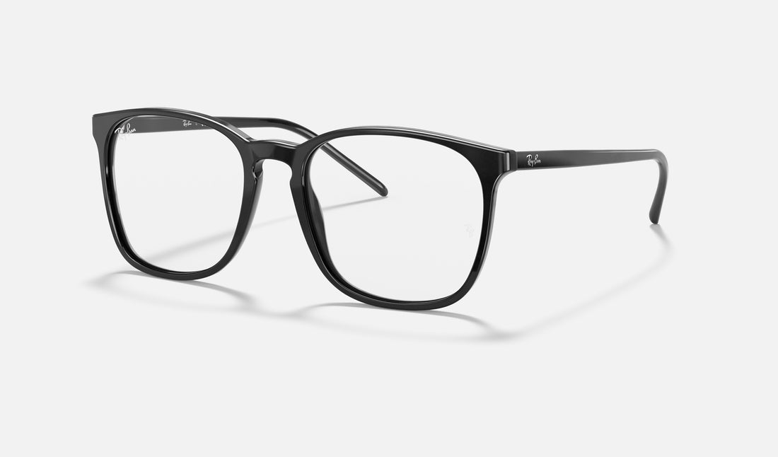 Ray-Ban RX5387 — Black — quarter view