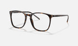 Ray-Ban RX5387 — Havana — quarter view
