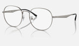 Ray-Ban RX6517D — Gunmetal — quarter view
