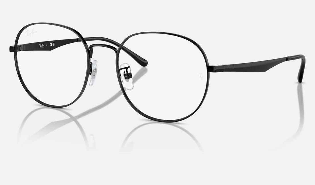Ray-Ban RX6517D — Black — quarter view