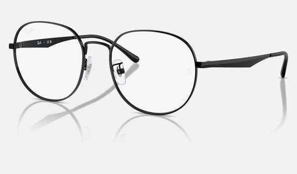 Ray-Ban RX6517D — Black — quarter view