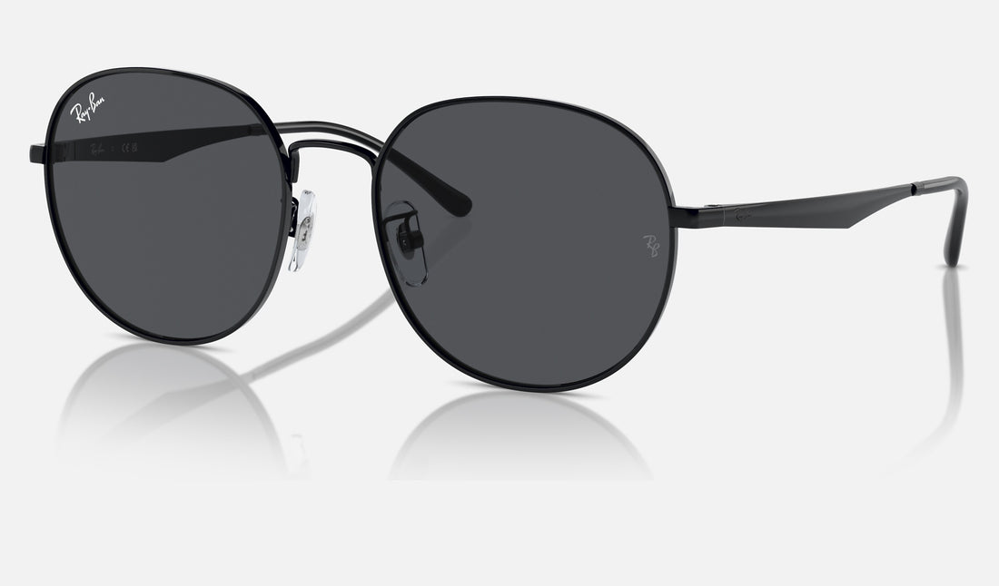 Ray-Ban RB3727D — Black / Dark Grey — quarter view