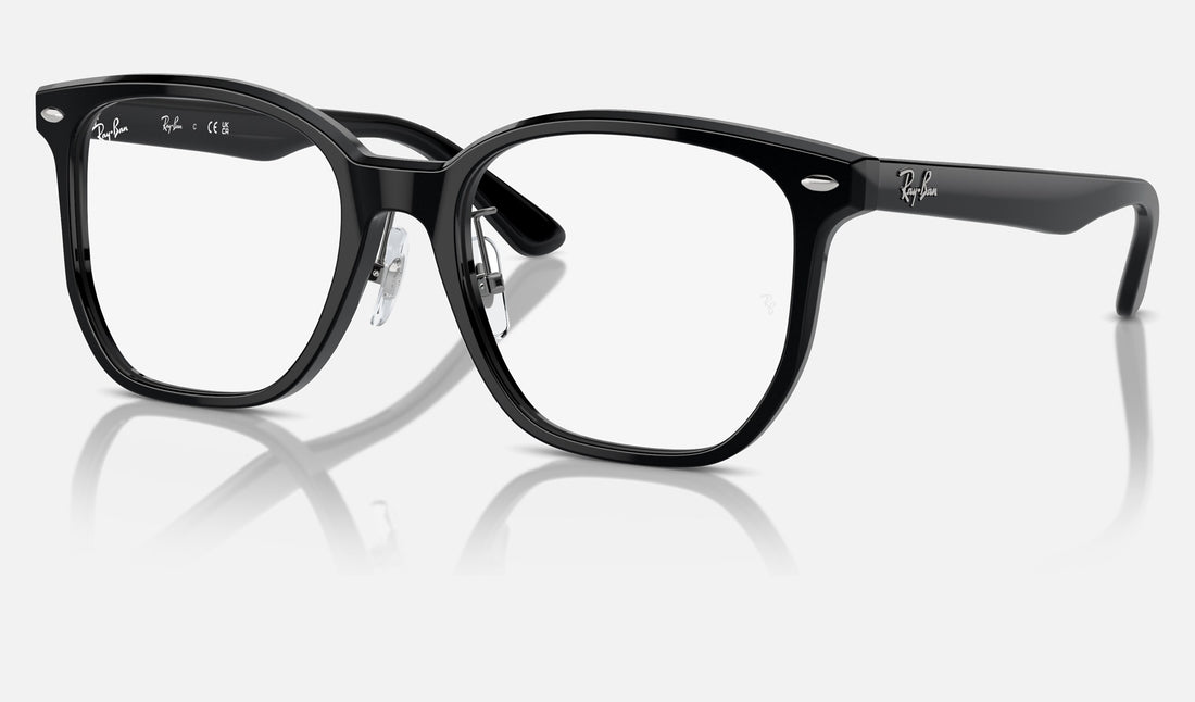 Ray-Ban RX5425D — Black — quarter view