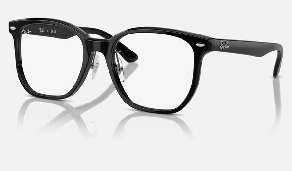 Ray-Ban RX5425D — Black — quarter view