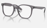 Ray-Ban RX5425D — Transparent Grey — quarter view