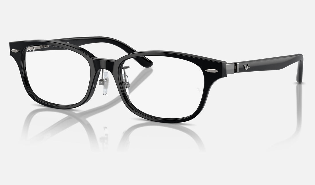 Ray-Ban RX5427D — Black — quarter view