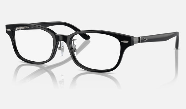 Ray-Ban RX5427D — Black — quarter view