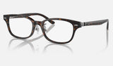 Ray-Ban RX5427D — Havana — quarter view
