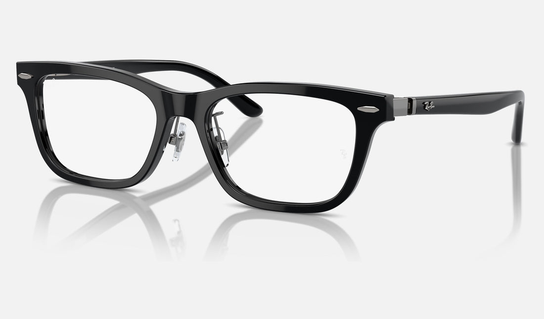 Ray-Ban RX5426D — Black — quarter view