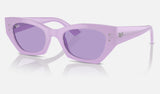 Ray-Ban Zena RB4430F — Lilac / Violet — quarter view