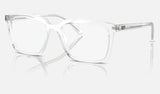 Ray-Ban Alain RX7239 — Transparent — quarter view