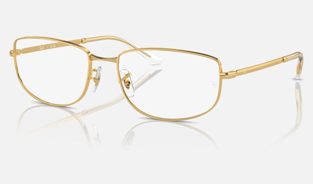 Ray-Ban RX3732V — Arista Gold — quarter view