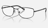 Ray-Ban RX3732V — Black — quarter view