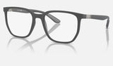 Ray-Ban RX7235 — Sand Grey — quarter view
