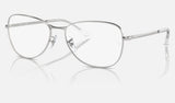Ray-Ban RX3733V — Silver — quarter view