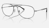 Ray-Ban Bain Bridge RX3735V — Gunmetal — quarter view