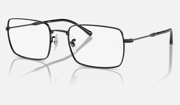 Ray-Ban RX6520 — Black — quarter view