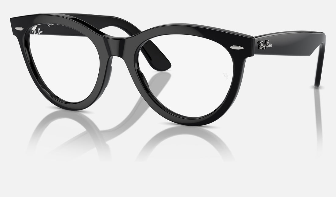Ray-Ban Wayfarer Way RX2241V — Black — quarter view