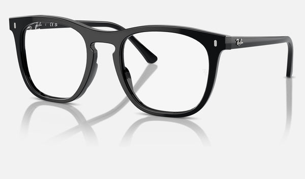 Ray-Ban RX2210V — Black — quarter view