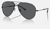 Ray-Ban Old Aviator RB3825 — Black / Dark Grey — quarter view