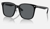 Ray-Ban RB2206D — Black / Dark Grey — quarter view