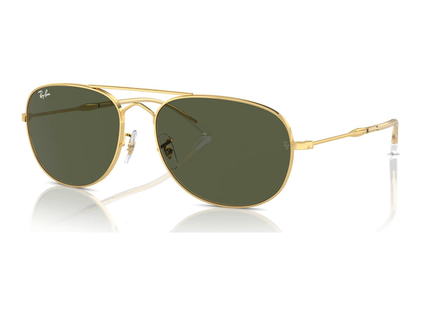 Ray-Ban Bain Bridge RB3735 — Arista Gold / Green — quarter view