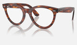 Ray-Ban Wayfarer Way RX2241VF — Striped Havana — quarter view