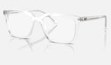 Ray-Ban Alain RX7239F — Transparent — quarter view