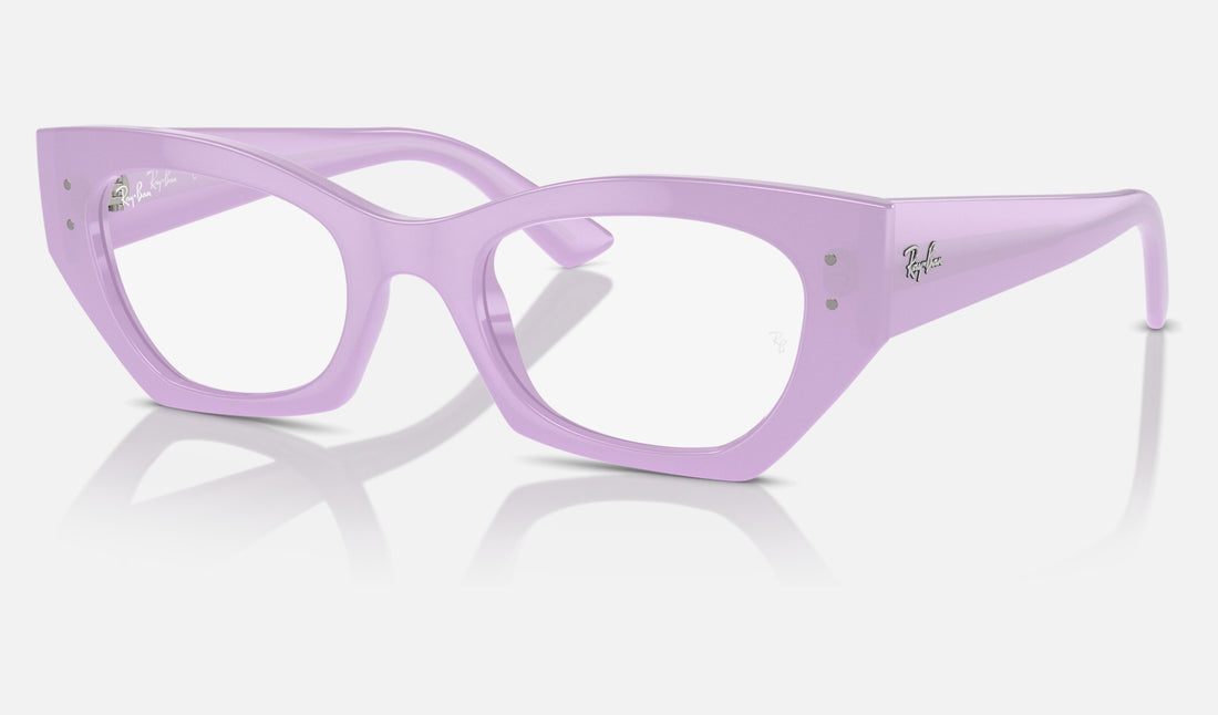 Ray-Ban Zena RX7330F — Lilac — quarter view