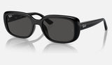 Ray-Ban RB4421D — Black / Dark Grey — quarter view