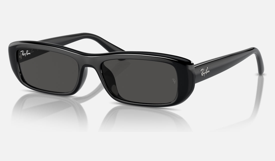 Ray-Ban RB4436D — Black / Dark Grey — quarter view